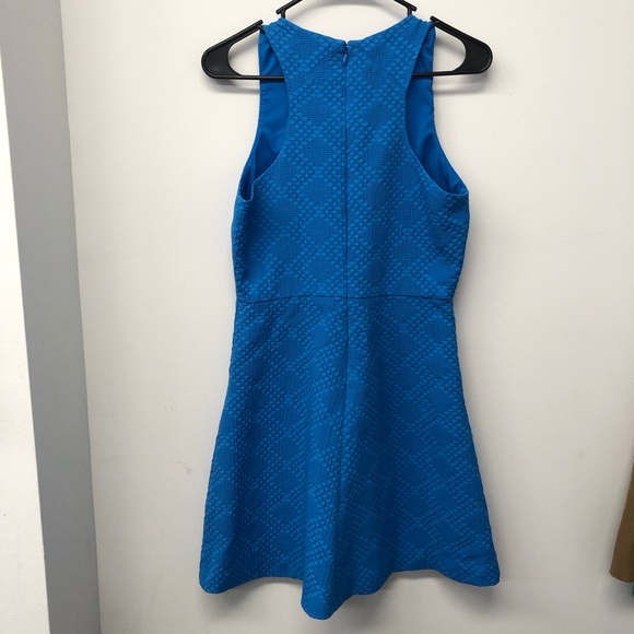 Banana Republic | Blue Textured Dress - Picture 2 of 8